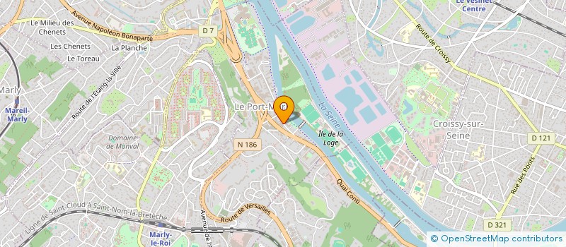 localisation de l'entreprise JOMBART AUX GRANDES EPICERIES  LE PORT-MARLY