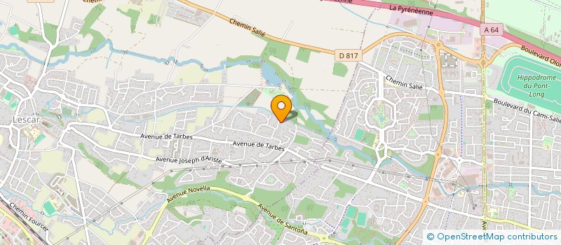 localisation de l'entreprise JOMELNAT  LESCAR