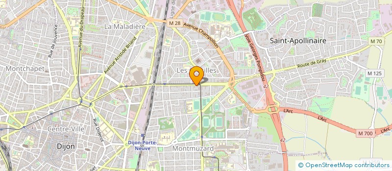 localisation de l'entreprise JOMELYA à DIJON
