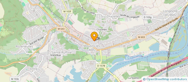 localisation de l'entreprise JOMERO  MOULINS-LES-METZ