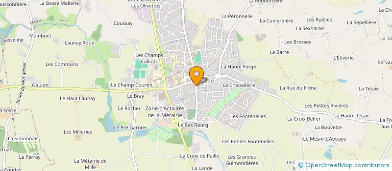 localisation de l'entreprise JOMI  MELESSE