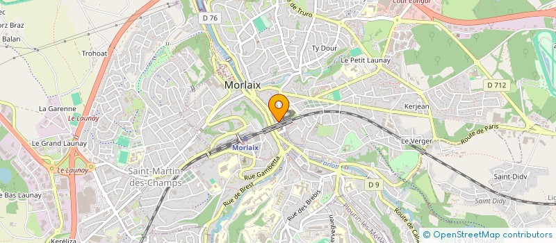 localisation de l'entreprise JOMIER 4  MORLAIX