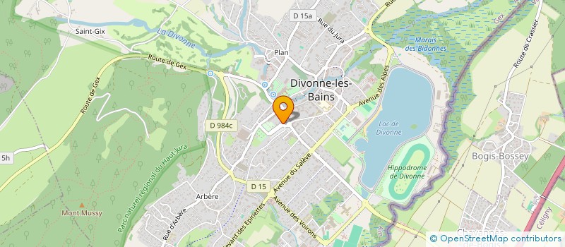 localisation de l'entreprise JOMO COMPANY  DIVONNE-LES-BAINS