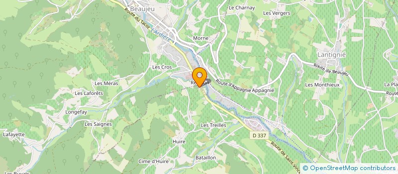 localisation de l'entreprise JOMPETER  QUINCIE-EN-BEAUJOLAIS