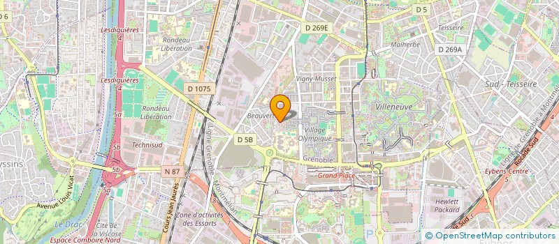 localisation de l'entreprise JOMUPO  GRENOBLE
