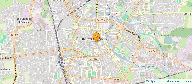 localisation de l'entreprise JOMY à BOURG-EN-BRESSE
