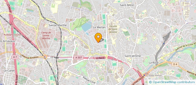 localisation de l'entreprise JON à MARSEILLE