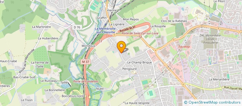 localisation de l'entreprise JON IMMO  SAINT-CYR-SUR-LOIRE