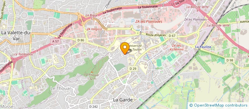 localisation de l'entreprise JONA  LA GARDE