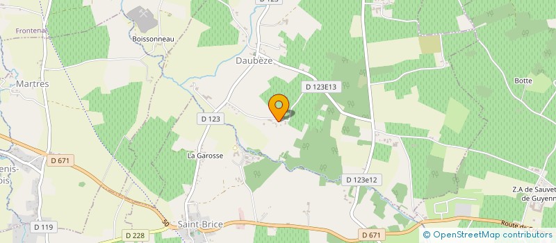 localisation de l'entreprise JONAH LEE  SAUVETERRE-DE-GUYENNE