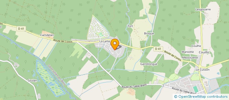 localisation de l'entreprise JONALOE  SAINT-JULIEN-EN-BORN