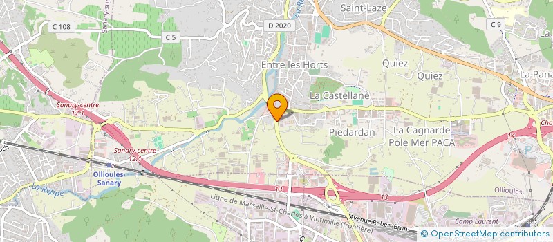 localisation de l'entreprise JONALYA  OLLIOULES