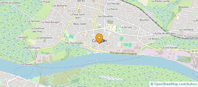 localisation de l'entreprise JONAS à COUERON