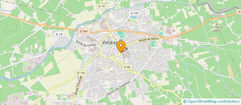 localisation de l'entreprise JONAS à VALREAS