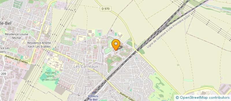 localisation de l'entreprise JONAS  GONESSE