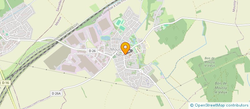 localisation de l'entreprise JONAS  MOUSSY-LE-NEUF