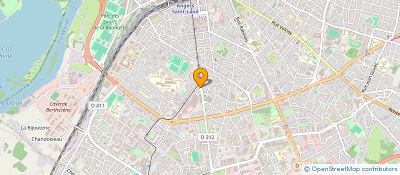 localisation de l'entreprise JONAS à ANGERS