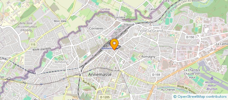 localisation de l'entreprise JONAS AFFO MINISTRIES 74  ANNEMASSE