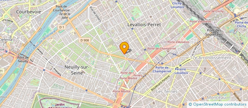 localisation de l'entreprise JONAS IMMO à LEVALLOIS-PERRET