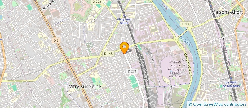 localisation de l'entreprise JONAS LOGISTIQUE à VITRY-SUR-SEINE