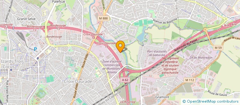 localisation de l'entreprise JONASSE  TOULOUSE