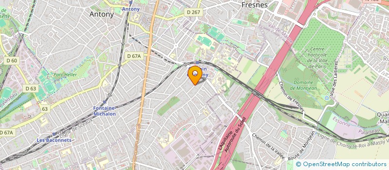 localisation de l'entreprise JONATHAN à ANTONY