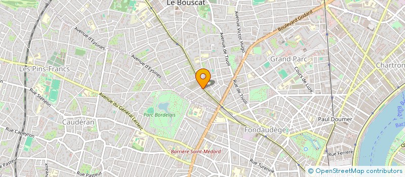 localisation de l'entreprise JONATHAN COIFFEUR à LE BOUSCAT