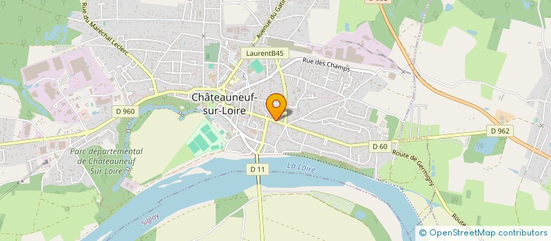 localisation de l'entreprise JONATHAN HAMY à CHATEAUNEUF-SUR-LOIRE