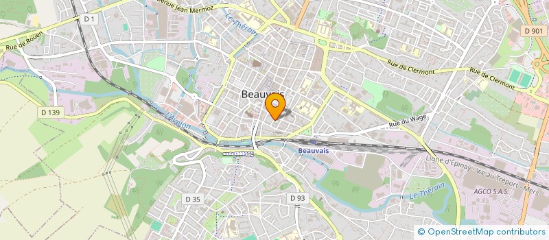 localisation de l'entreprise JONATHAN MAUGENDRE - AMBRE MAGRIT, NOTAIRES ASSOCIES  BEAUVAIS