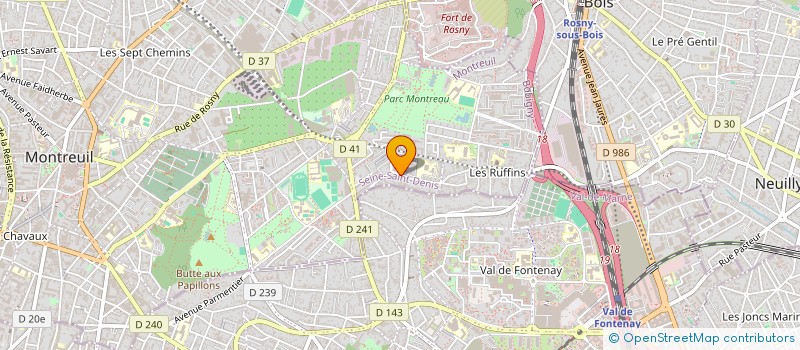 localisation de l'entreprise JONATHAN RUFFIN à MONTREUIL