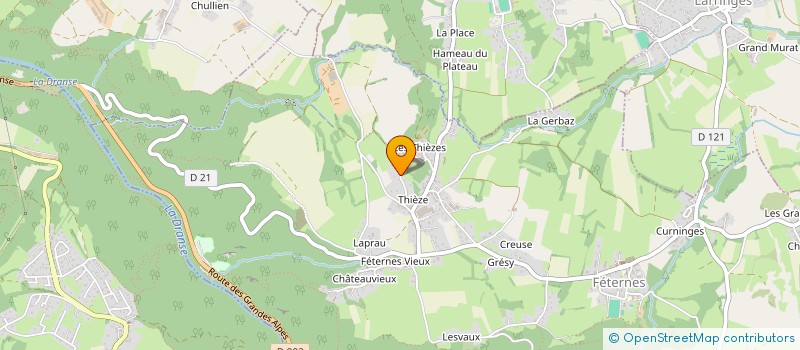 localisation de l'entreprise JONATHAN VUARAND  FETERNES