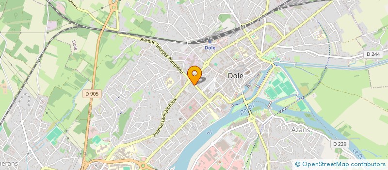 localisation de l'entreprise JONC à DOLE