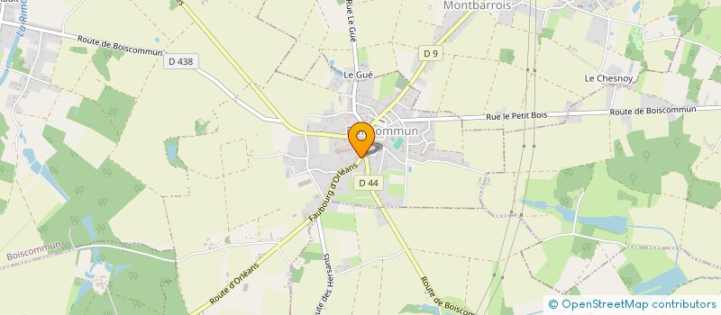 localisation de l'entreprise JONCHERE à BOISCOMMUN
