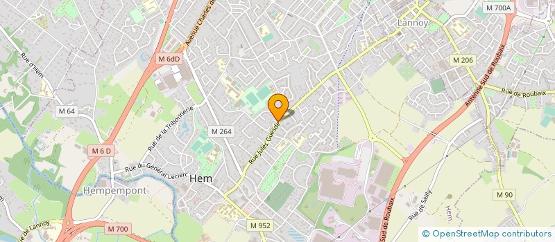 localisation de l'entreprise JONCKIERE  HEM