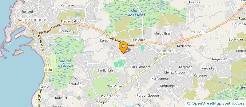 localisation de l'entreprise JONCOUR ET FILS  PENMARCH