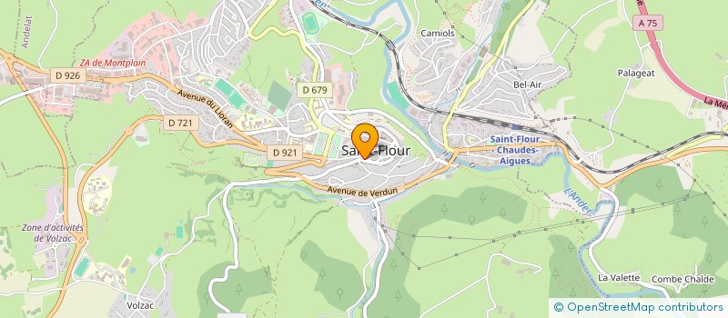localisation de l'entreprise JONCOUX - MAITRE D'OEUVRE à SAINT-FLOUR
