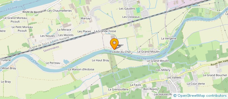 localisation de l'entreprise JONCQUEL à SAINT-GENOUPH