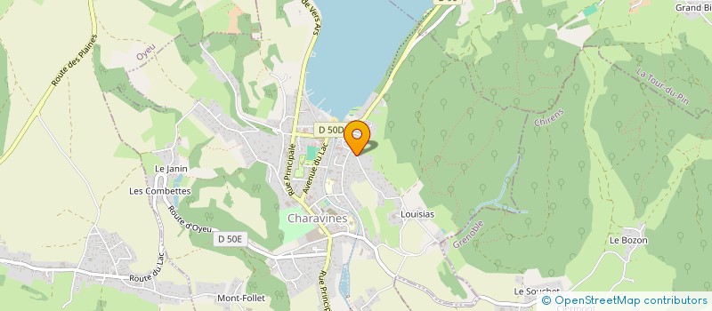 localisation de l'entreprise JONCTION  CHARAVINES