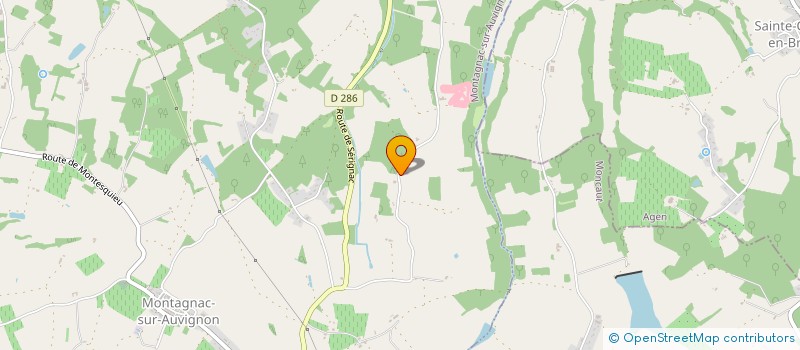 localisation de l'entreprise JONCTION  MONTAGNAC-SUR-AUVIGNON