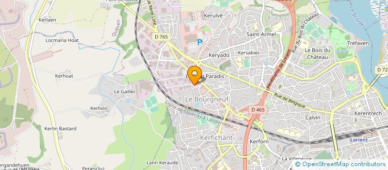 localisation de l'entreprise JONCTION PLUS à LORIENT