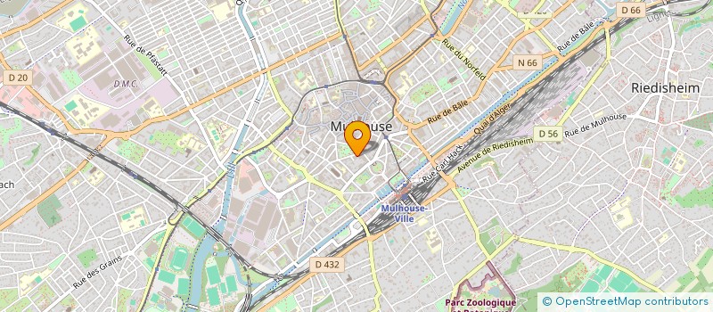 localisation de l'entreprise JONCTIONS à MULHOUSE