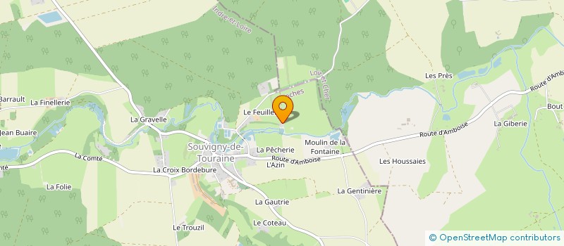 localisation de l'entreprise JONE RECORDS  SOUVIGNY-DE-TOURAINE