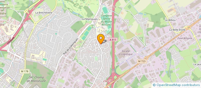 localisation de l'entreprise JONELI  CARQUEFOU