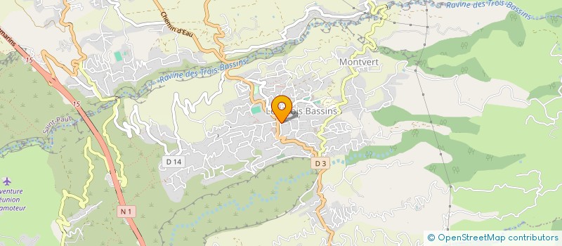 localisation de l'entreprise JONES ET MAZEAU  LES TROIS-BASSINS