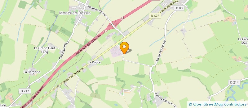 localisation de l'entreprise JONES HOLDING  VAL D'ARRY