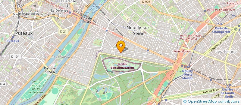 localisation de l'entreprise JONES RENAUD à NEUILLY-SUR-SEINE