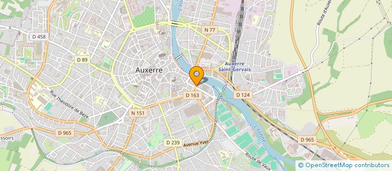localisation de l'entreprise JONFLEURS à AUXERRE