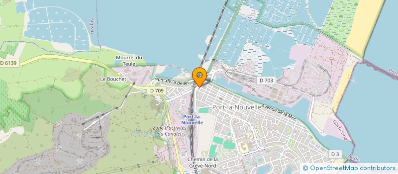 localisation de l'entreprise JONGA à PORT-LA-NOUVELLE