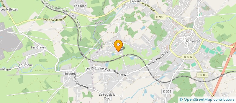 localisation de l'entreprise JONGLEUR DE FABLES à DOMERAT