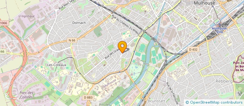 localisation de l'entreprise JONGLEURS DES MOTS  MULHOUSE